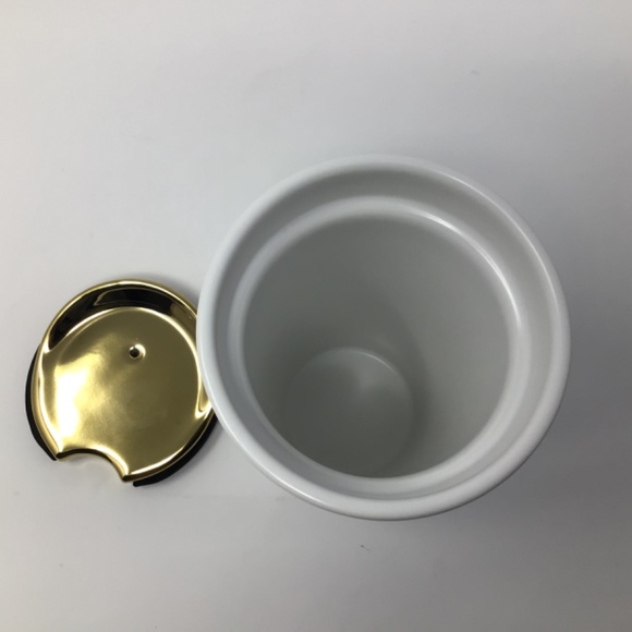 Starbucks 2015 Gold Peace Sign Travel Coffee Tea 12oz Tumbler - Picture 6 of 7